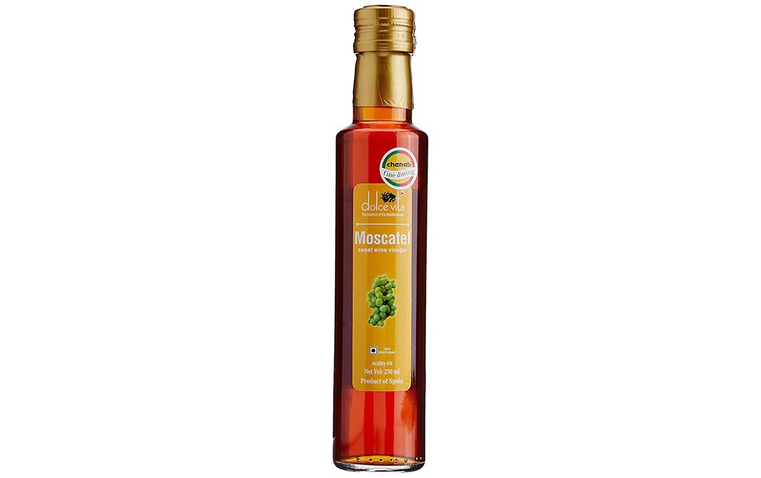 Dolce Vita Moscatel Sweet Wine Vinegar   Glass Bottle  250 millilitre
